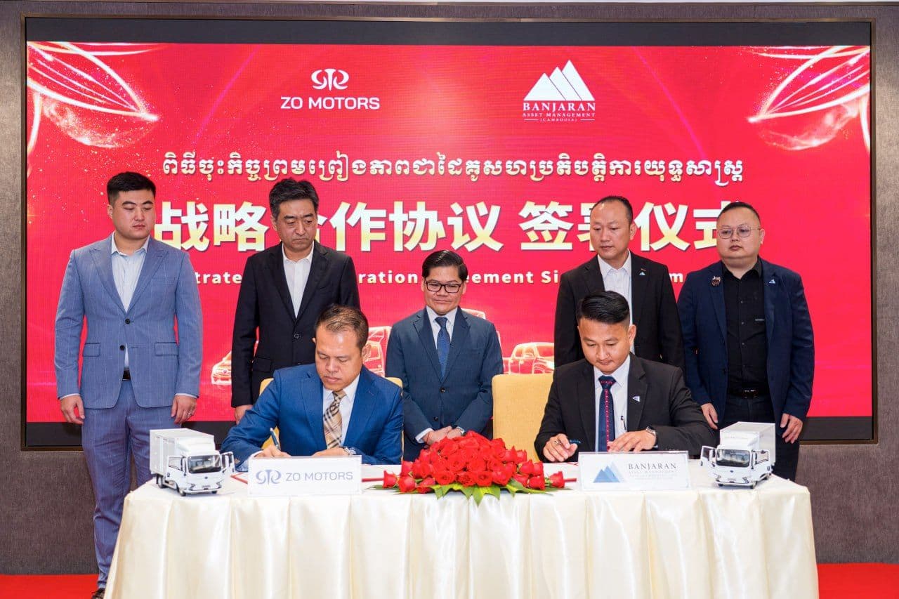 Banjaran AMC and ZO Motors Sign Strategic Collaboration Agreement to Advance Sustainable Development in Cambodia