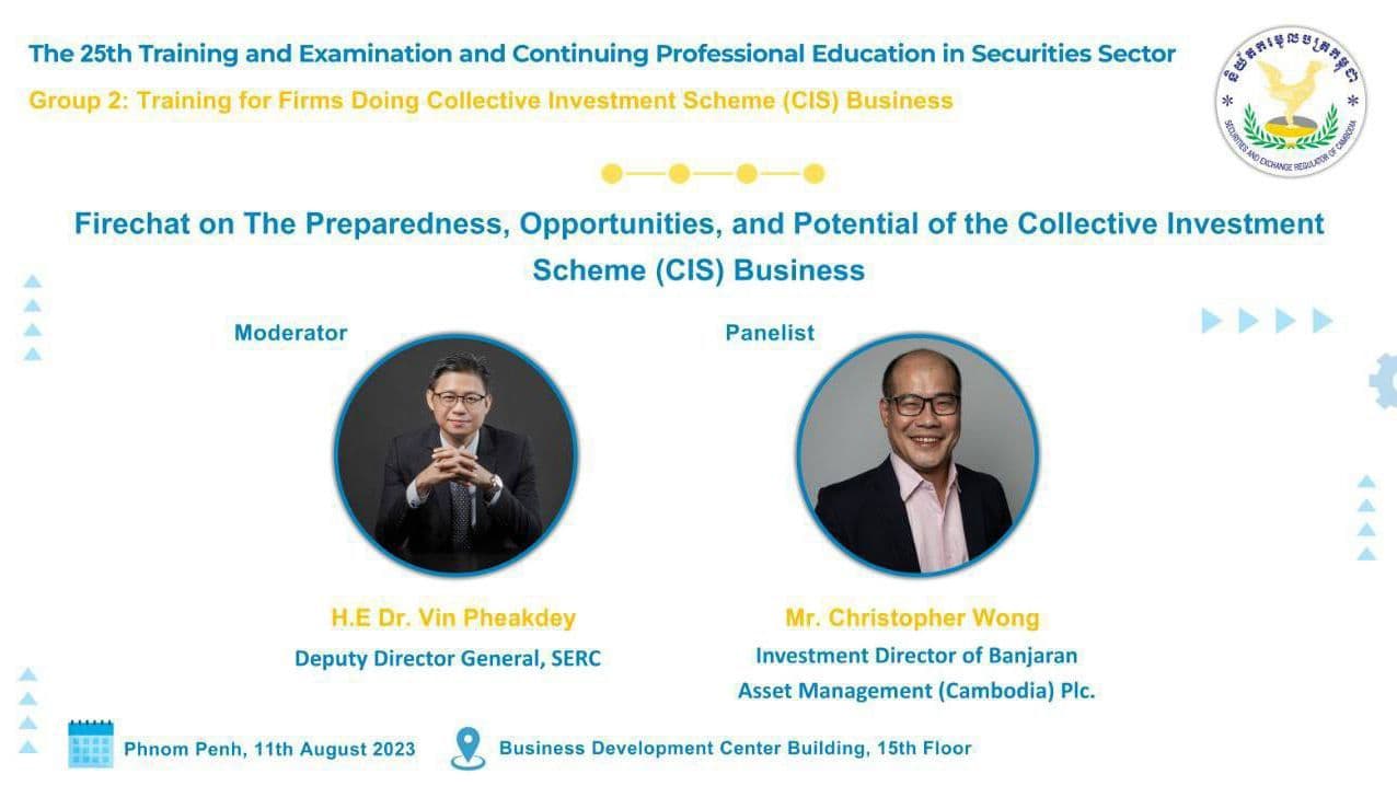 Firechat on The Preparedness, Opportunities, and Potential of the Collective Investment Scheme (CIS) Business